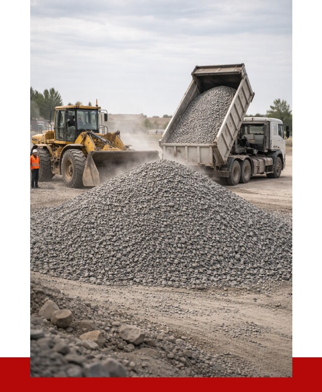 Купить щебень с доставкой в Смоленске от 2564 руб. | ПРОНЕРУДСмл