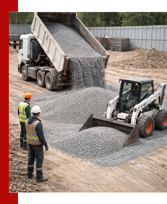 Доставка и продажа гранитного щебня фракции 0-5 в Смоленске