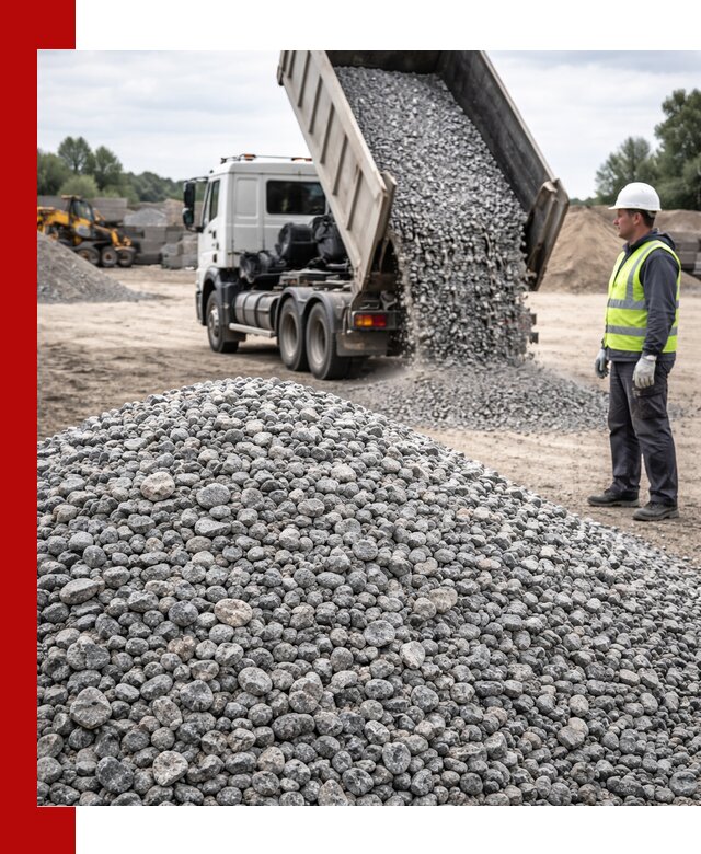 Доставка и продажа гранитного щебня фракции 5-20 в Смоленске