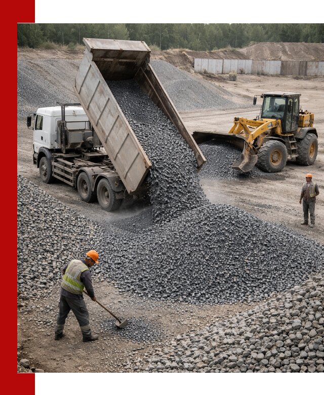 Щебень габбро-диабаз фр. 5-20 с доставкой в Смоленске