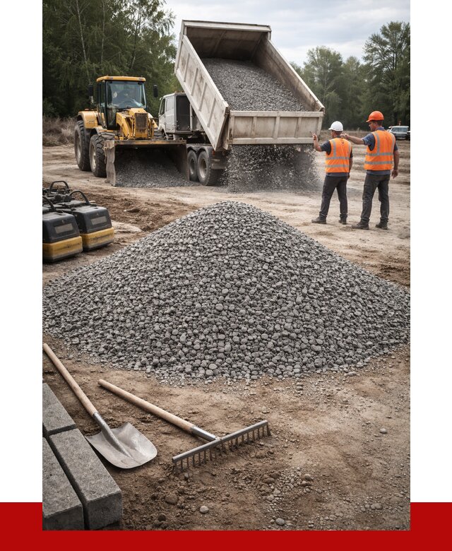 Гравийный щебень купить в Смоленске от 2256 р. ПРОНЕРУДСмл