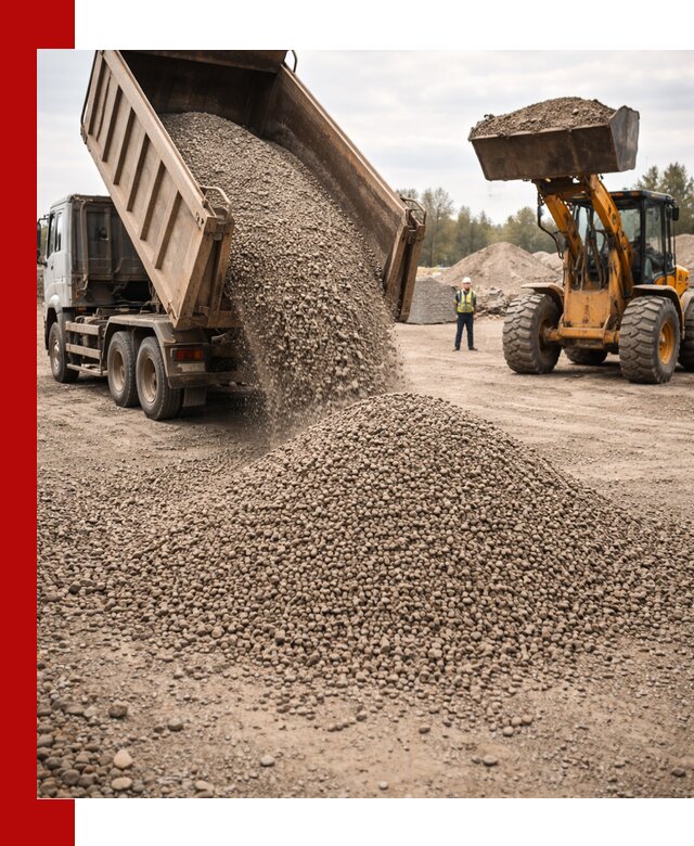 Гравийный щебень фракция 3–10 с доставкой в Смоленске