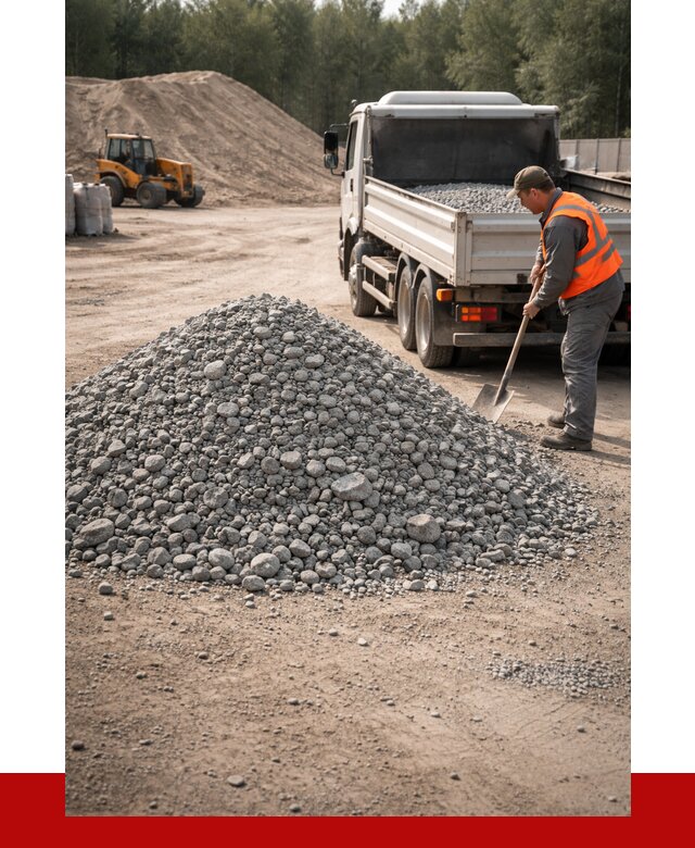 Гравийный щебень фракция 5-10 в Смоленске от 2256 р. | ПРОНЕРУДСмл