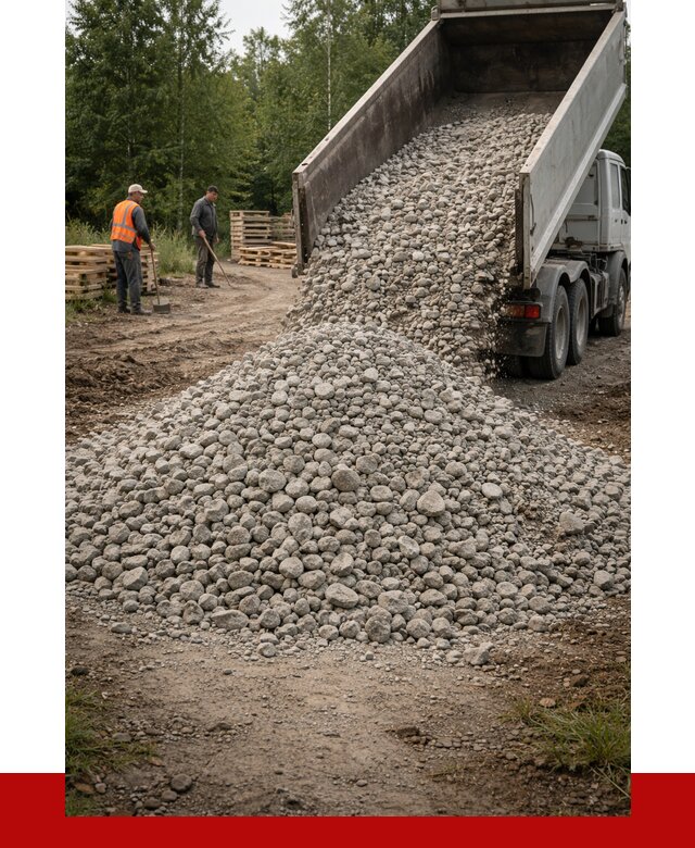 гравийный щебень фракция 70-120 в Смоленске от 2512 р. ПРОНЕРУДСмл