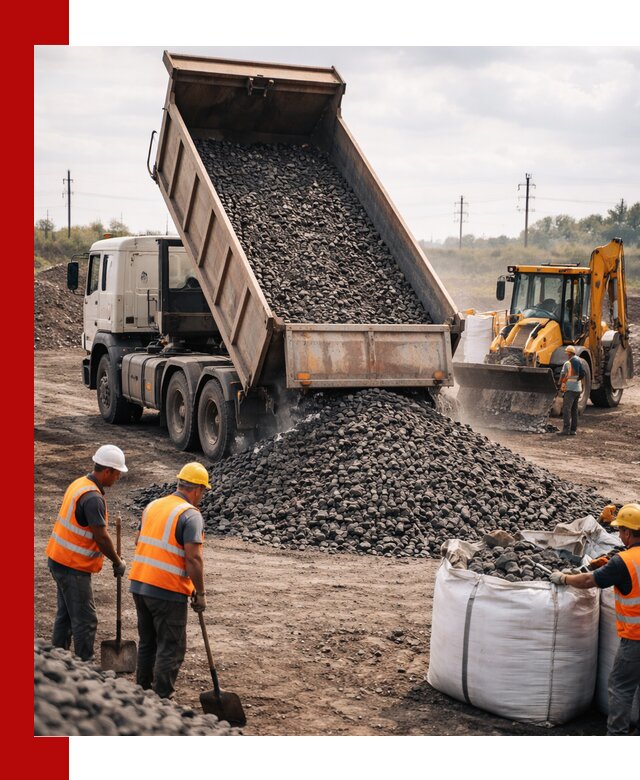 Шлаковый щебень фракция 40-70 с доставкой в Смоленске