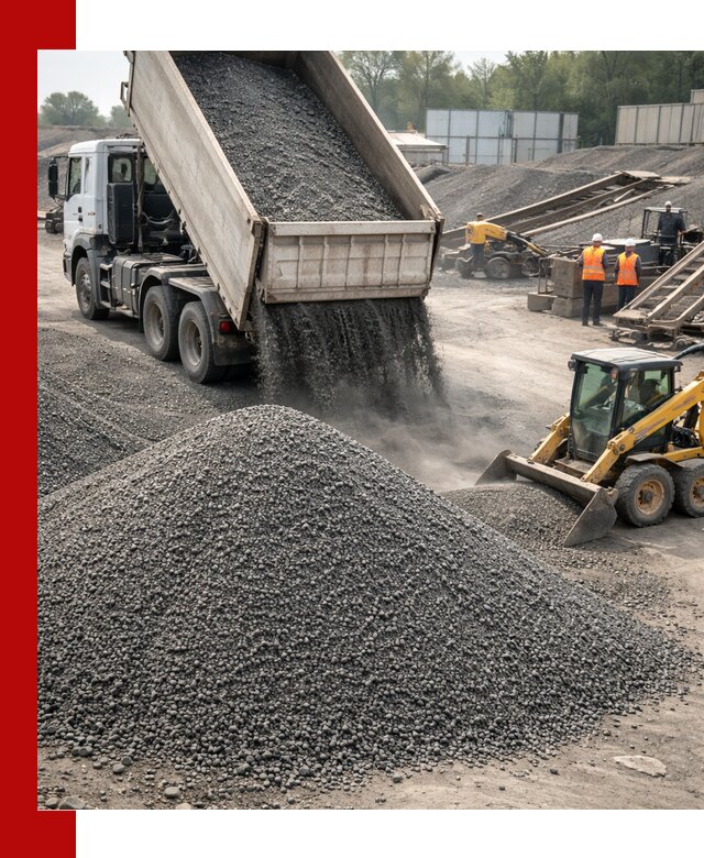 Вторичный щебень фракция 0–5 с доставкой в Смоленске