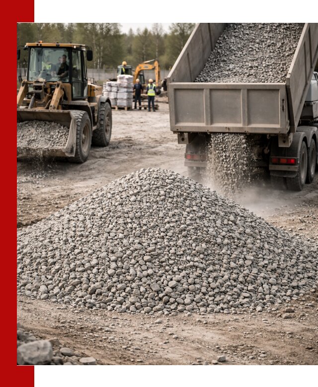 Вторичный щебень фракции 5-20 в Смоленске — доставка и продажа крупнотоннажно