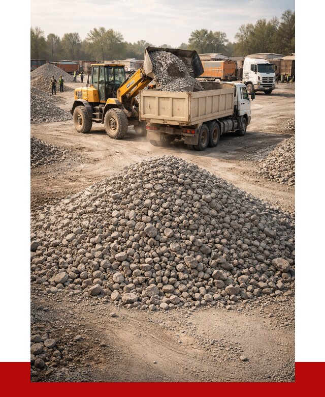 Вторичный щебень фракция 40-70 в Смоленске от 1784 р, ПРОНЕРУДСмл