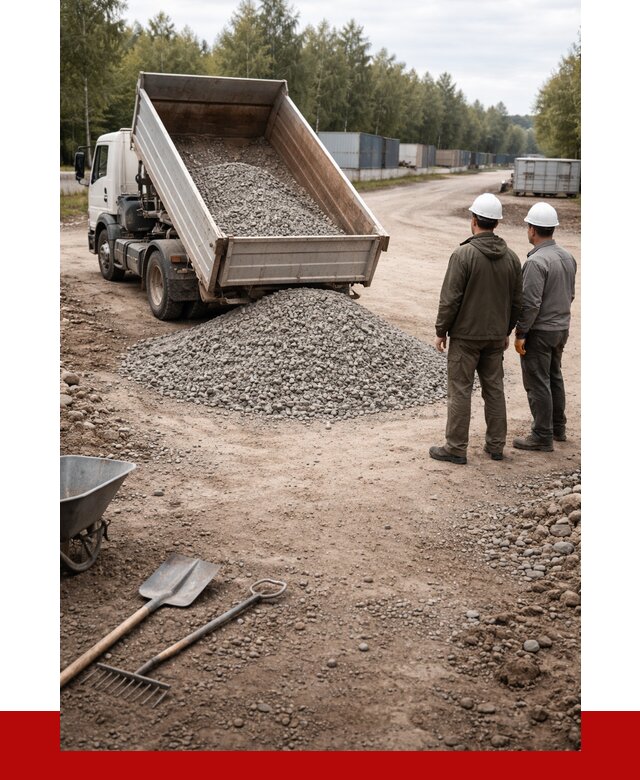 Бетонный щебень фракция 5-20 в Смоленске от 3282 р., ПРОНЕРУДСмл