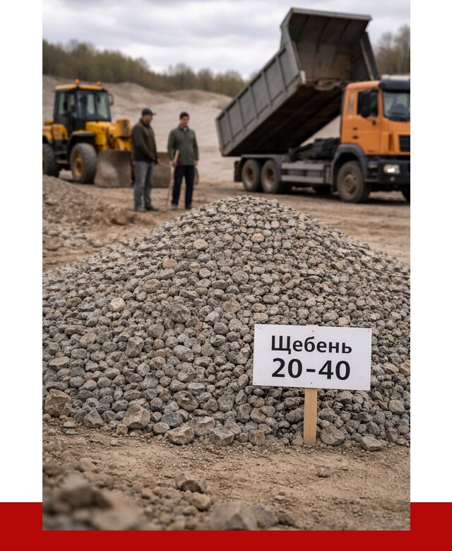 Бетонный щебень фракция 20-40 в Смоленске от 2512 р. | ПРОНЕРУДСмл