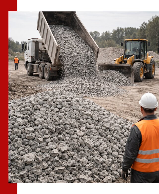 Доставка бетонного щебня фракции 20-40 в Смоленске