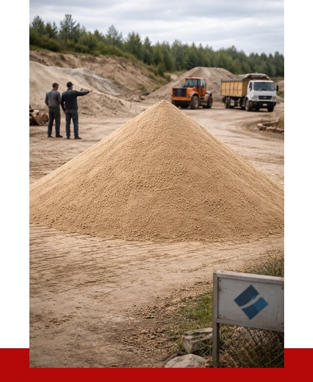 Карьерный песок навалом в Смоленске от 1846 р. | ПРОНЕРУДСмл