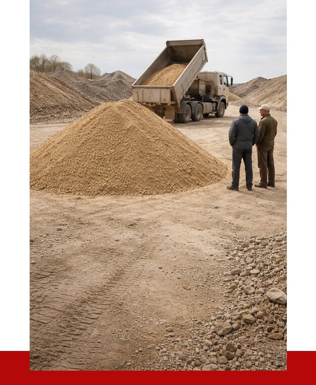 Карьерный песок крупнозернистый в Смоленске от 8717 р | ПРОНЕРУДСмл