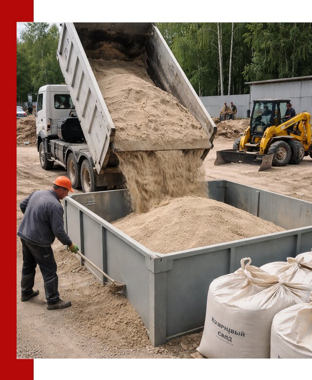 Кварцевый песок для фильтра в Смоленске — доставка и качество