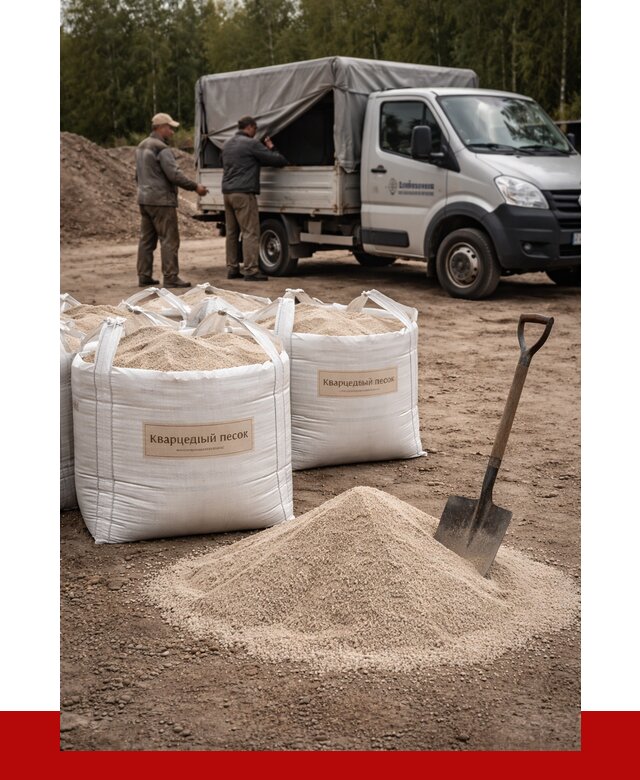 Кварцевый песок для пескоструя в Смоленске от 4615 р. | ПРОНЕРУДСмл