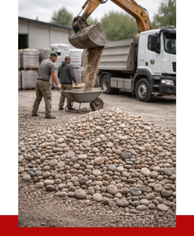 Галька декоративная в Смоленске от 3282 р. за куб | ПРОНЕРУДСмл