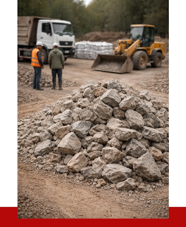 Купить бутовый камень с доставкой в Смоленске от 2359 р. | ПРОНЕРУДСмл