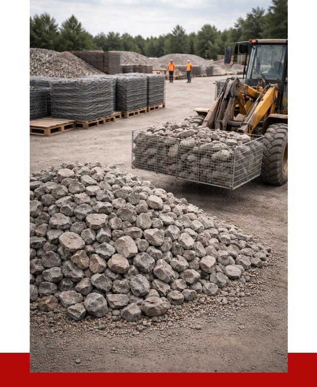 Камень для габионов фракция 70-150 в Смоленске от 4307 р. | ПРОНЕРУДСмл