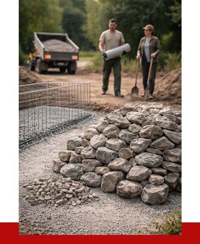 Камень для габионов фракция 100-200 в Смоленске от 4922 р. | ПРОНЕРУДСмл