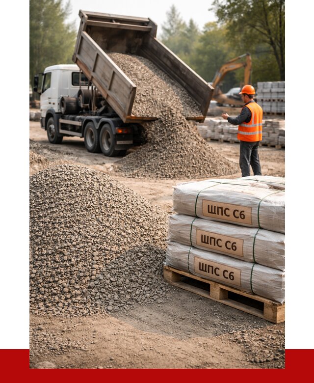ЩПС С6 в Смоленске с доставкой от 2256 р. за куб | ПРОНЕРУДСмл