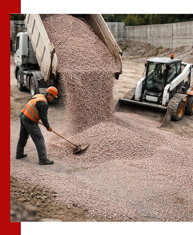 Крошка розовый гранит с доставкой в Смоленске от производителя