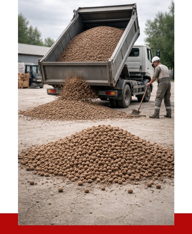 Керамзит с доставкой в Смоленске от 4307 р. за м3 | ПРОНЕРУДСмл