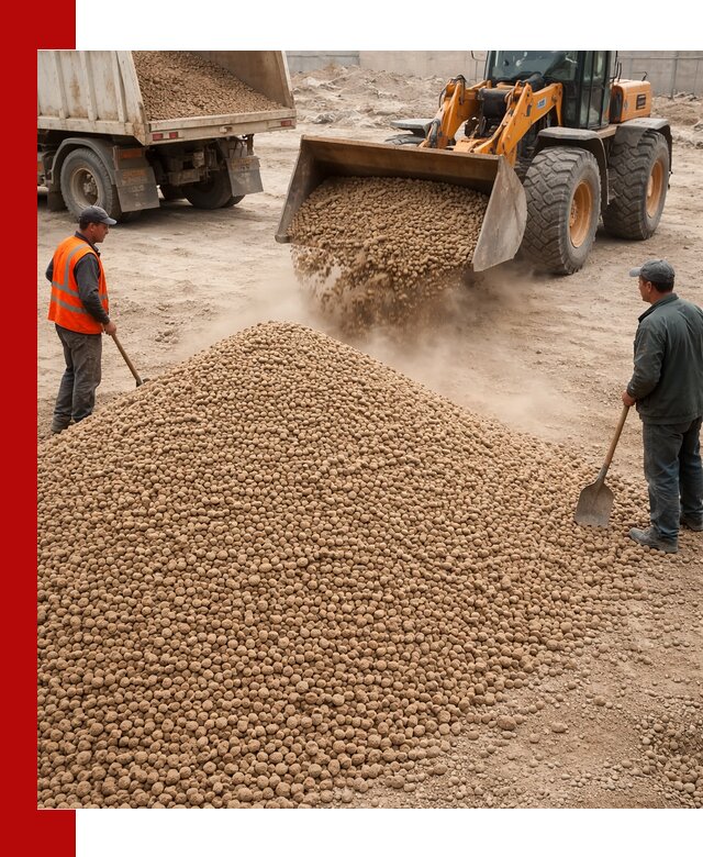 Керамзит фракция 10-20 с доставкой в Смоленске