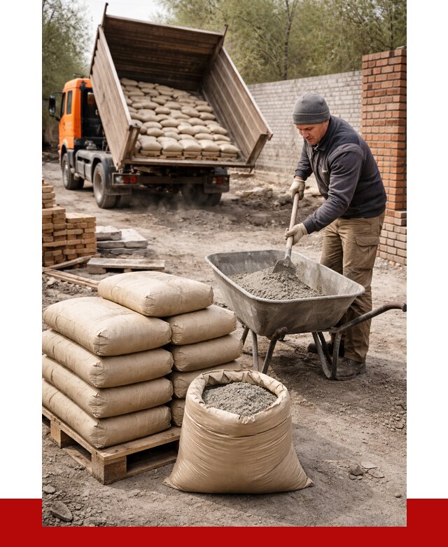 Купить сухую смесь для кладки в Смоленске от 1231 р. | ПРОНЕРУДСмл