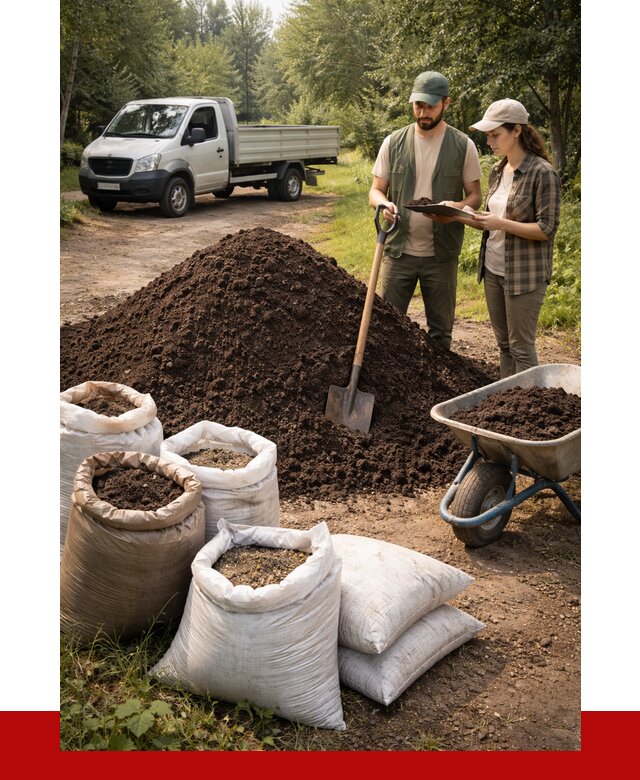 Купить грунт с доставкой в Смоленске от 4615 р. за м3 | ПРОНЕРУДСмл