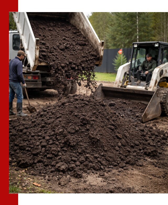 Плодородный грунт с доставкой в Смоленске для садов и огородов