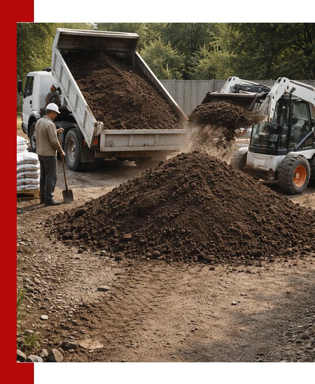 Доставка растительного грунта в Смоленске от производителя оптом и в розницу