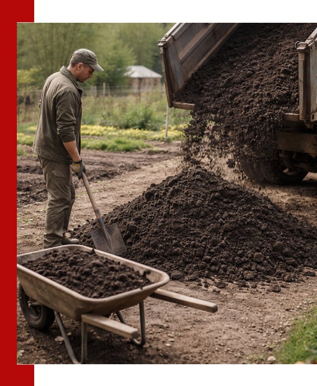 Доставка качественной земли для огорода в Смоленске