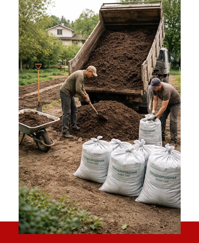 Плодородная смесь в Смоленске от 4307 р./куб с доставкой | ПРОНЕРУДСмл
