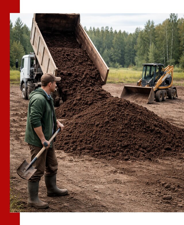 Купить верховой торф с доставкой в Смоленске для садоводства и растений