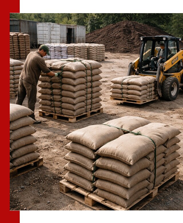 Доставка торфа в мешках по выгодным ценам в Смоленске