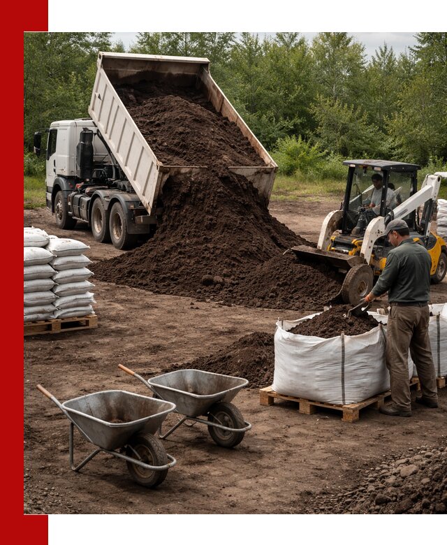 Доставка и продажа торфогрунта в Смоленске оптом и в розницу