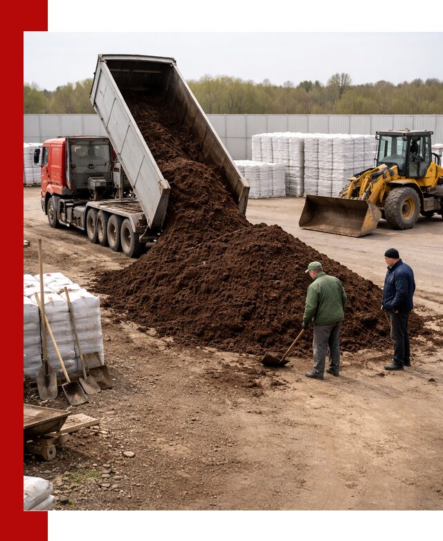 Доставка торфяных смесей оптом и в розницу в Смоленске