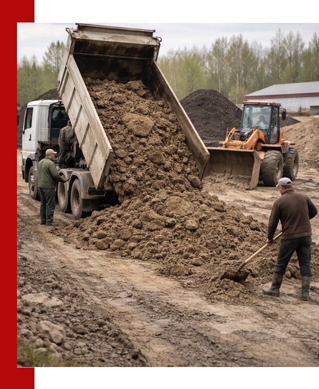 Доставка глин и суглинков в Смоленске оптом и вкрай