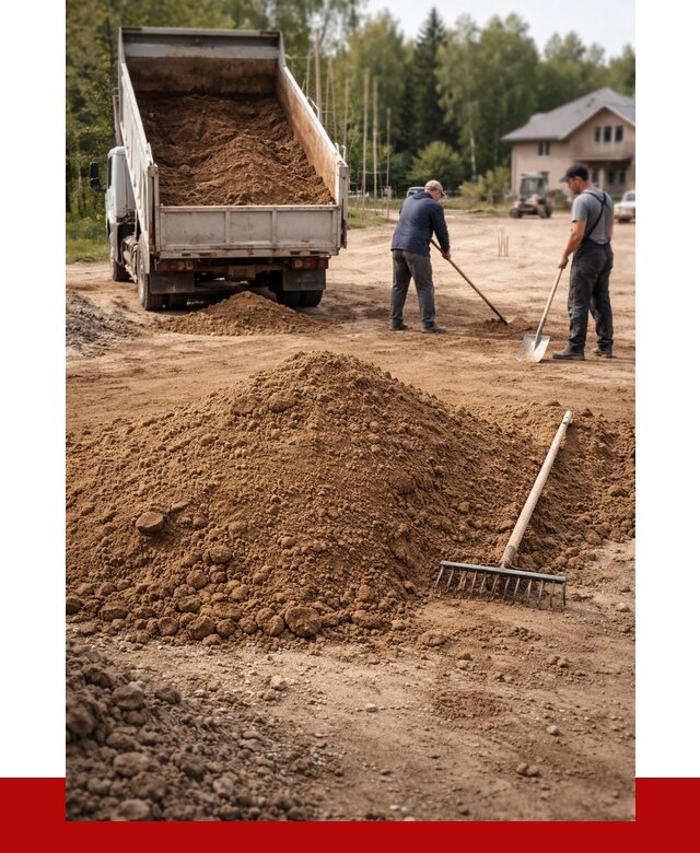 Суглинок для планировки в Смоленске с доставкой от 4307 р. | ПРОНЕРУДСмл