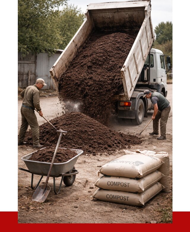 Купить компост в Смоленске от 4307 р. за куб с доставкой | ПРОНЕРУДСмл
