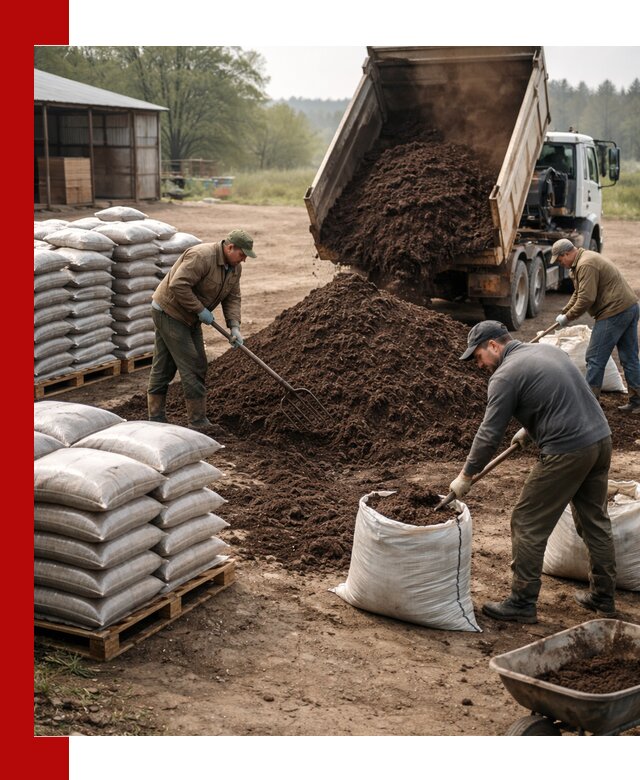 Доставка компоста оптом и в розницу в Смоленске