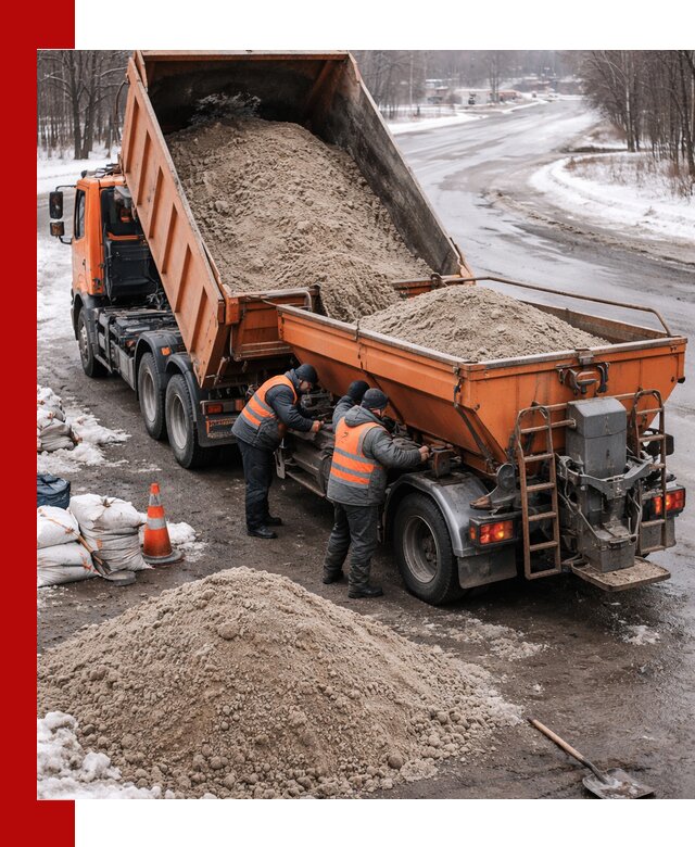 Поставка и вывоз пескосоля в Смоленске оптом и в розницу
