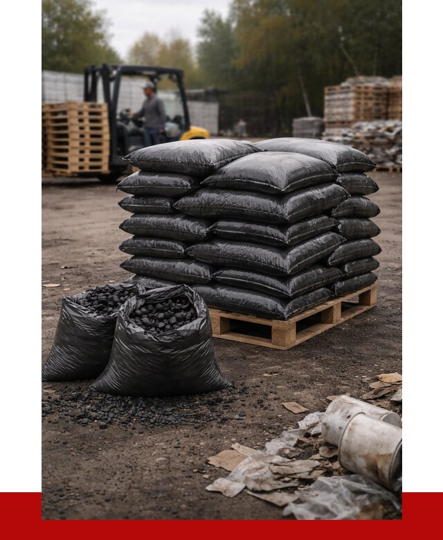 Купить уголь в мешках с доставкой в Смоленске от 7691 р. | ПРОНЕРУДСмл