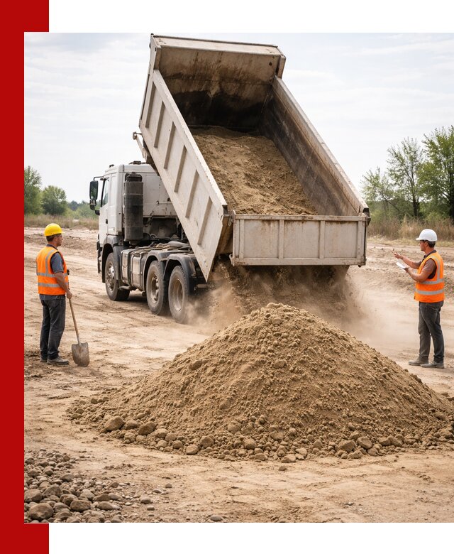 Доставка самосвалом 15 кубов в Смоленске за город и по городу