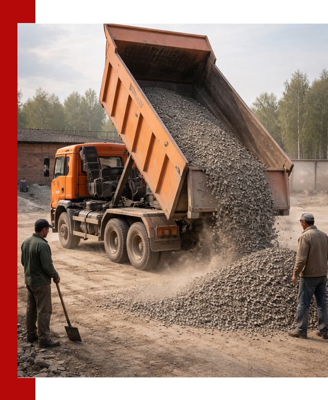 Доставка самосвалом 20 м3 в Смоленске быстро и надежно