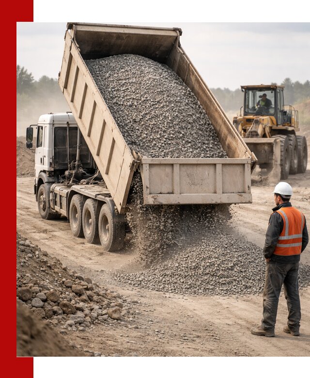 Доставка самосвалом 40 кубов цемента и сыпучих в Смоленске