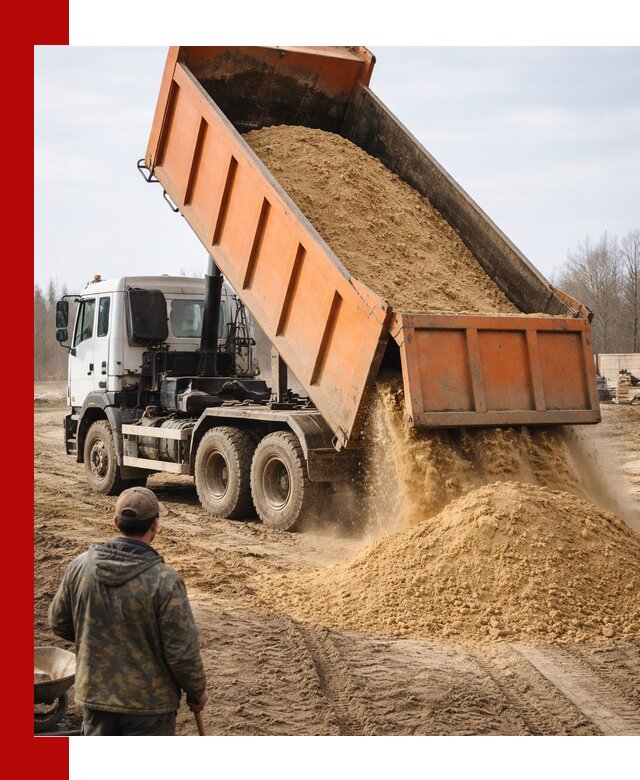 Аренда самосвала 20 тонн для перевозки грузов в Смоленске