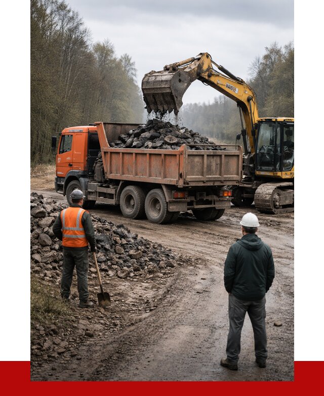 Вывоз асфальта в Смоленске от 4615 р. самосвалом ПРОНЕРУДСмл