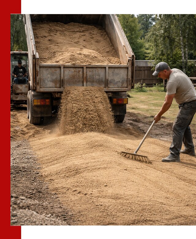 Отсыпка участка песком в Смоленске быстро и качественно