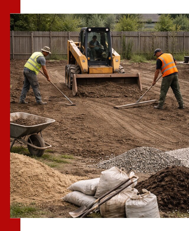 Выравнивание участка под строительство и благоустройство в Смоленске